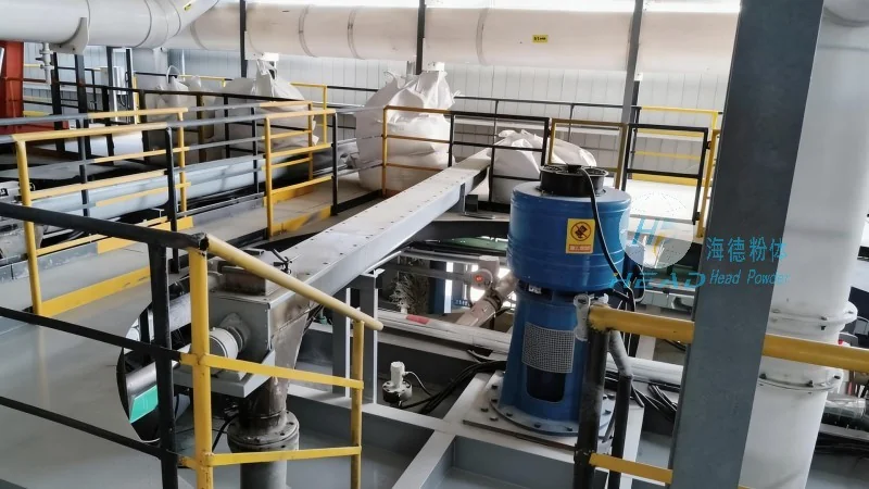 Solução de transporte pneumático de bicarbonato para dessulfurização
