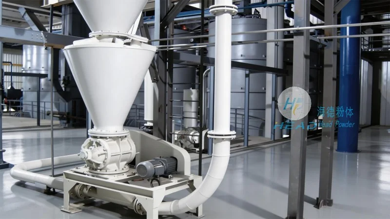 Solução de transporte pneumático de pó de carvão para dessulfurização