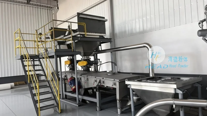 Solução de transporte pneumático de estearato de magnésio