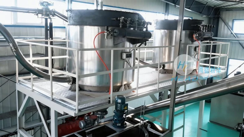 Solução de transporte pneumático de peneira molecular
