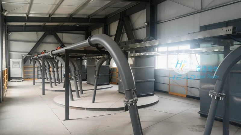 Sistema de alimentação automática de pó de borracha e plástico em Changzhou, Jiangsu
