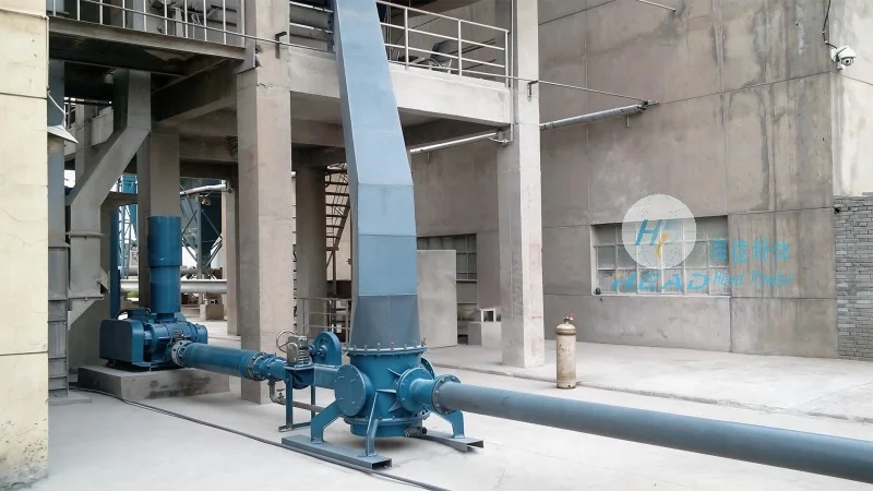 Solução de transporte pneumático de fosfato diamônico