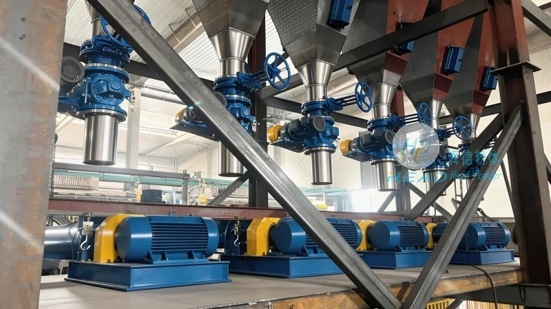 Solução de transporte pneumático de carga para meios filtrantes