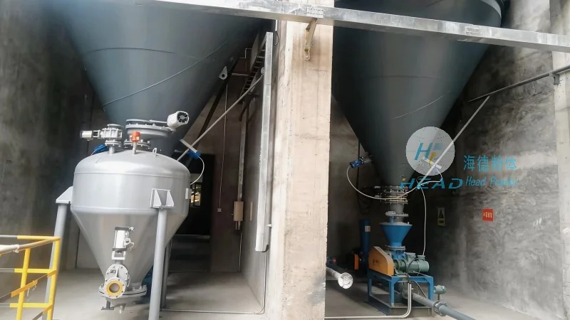 Calcium Carbonate Pneumatic Conveying: Methods and Systems